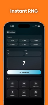 Random Number Generator – RNG screenshot 4