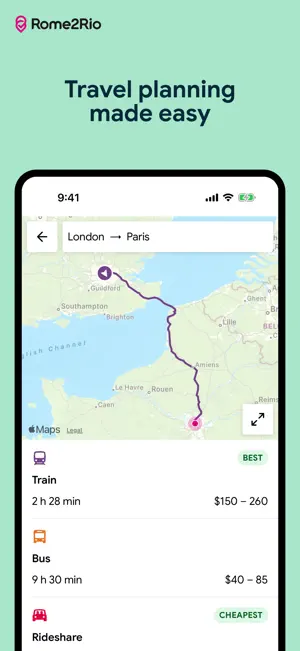Rome2Rio: Travel Route Planner screenshot 1