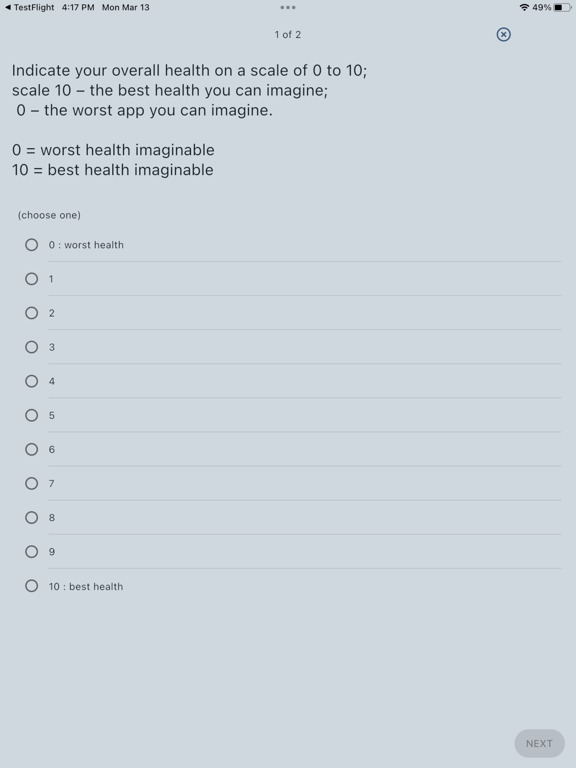 App screenshot