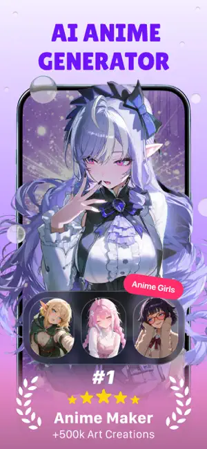 Anime Girls: AI Image Maker screenshot 1