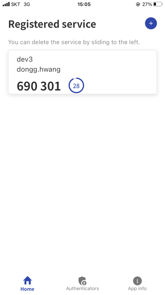 #2. SingleID Authenticator (iOS) 由: SAMSUNG SDS Co.,LTD