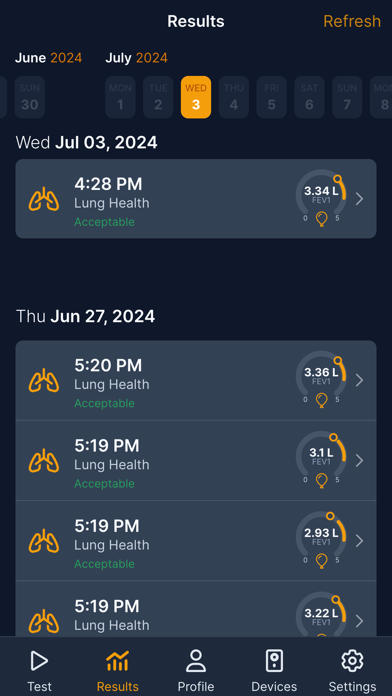 LungLink iPhone screenshot 8 - Medical app