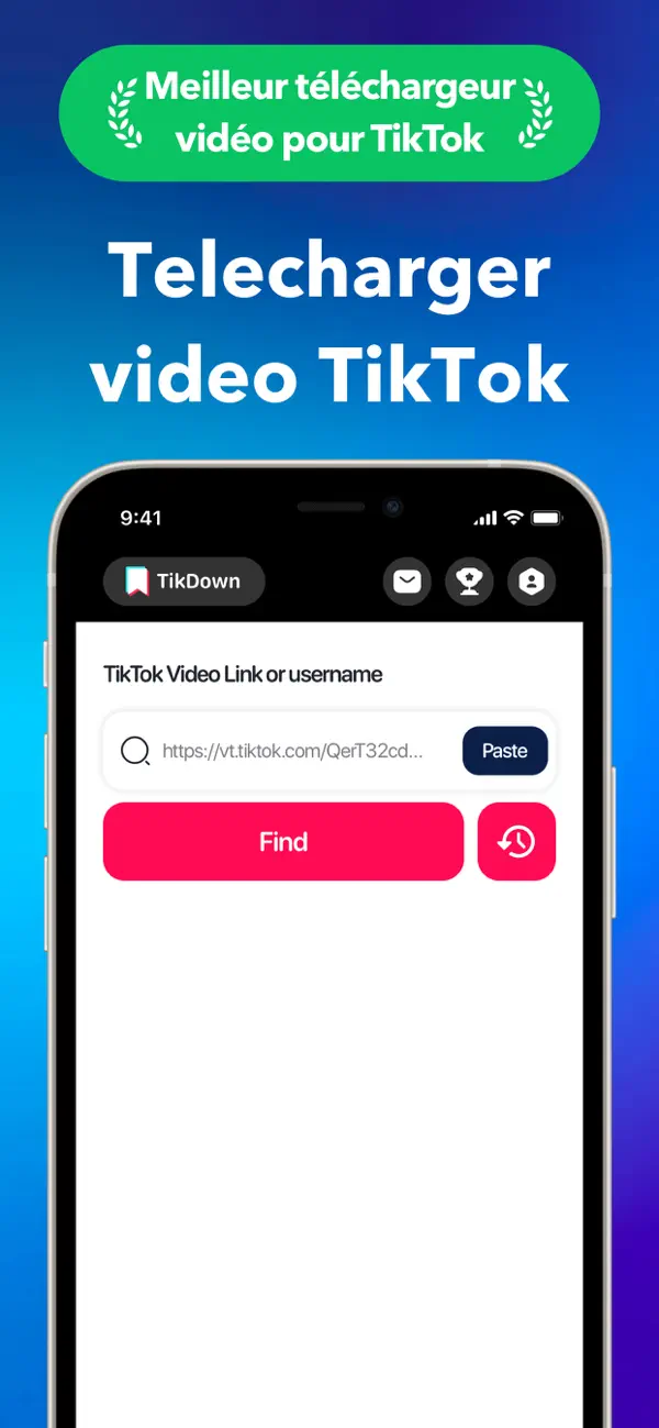 Screenshot #1 pour TikDown - Telecharger TkTk