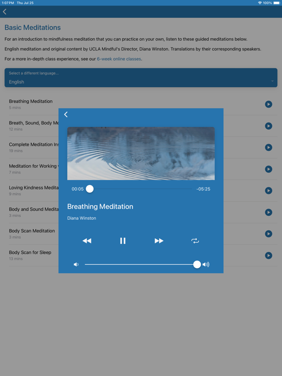 Screenshot #6 pour UCLA Mindful