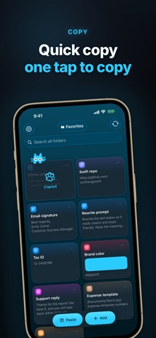 1SecCopy: Clipboard & Keyboard screenshot