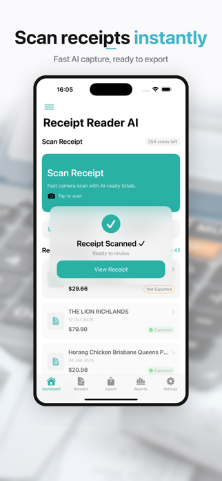 Receipt Reader AI Screenshot 1 of 5