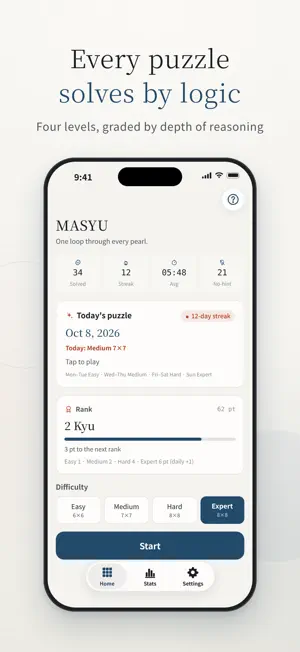 MASYU: Loop Logic Puzzle screenshot 3