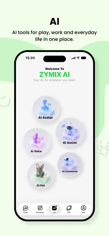 ZYMIX: Chat, Video & AI screenshot 4 of 5