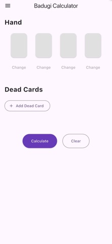 Badugi Calculator Screenshot 1 of 3