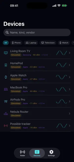 cool-radar screenshot 2