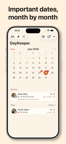 DayKeeper: Birthdays & More Screenshot 8 of 10