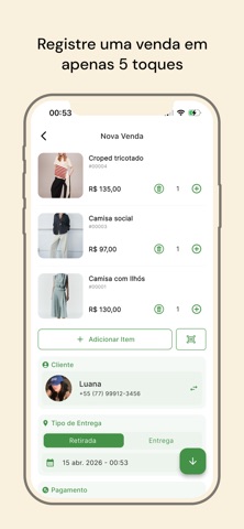 Lucro Simples - App de Vendas iPhone screenshot