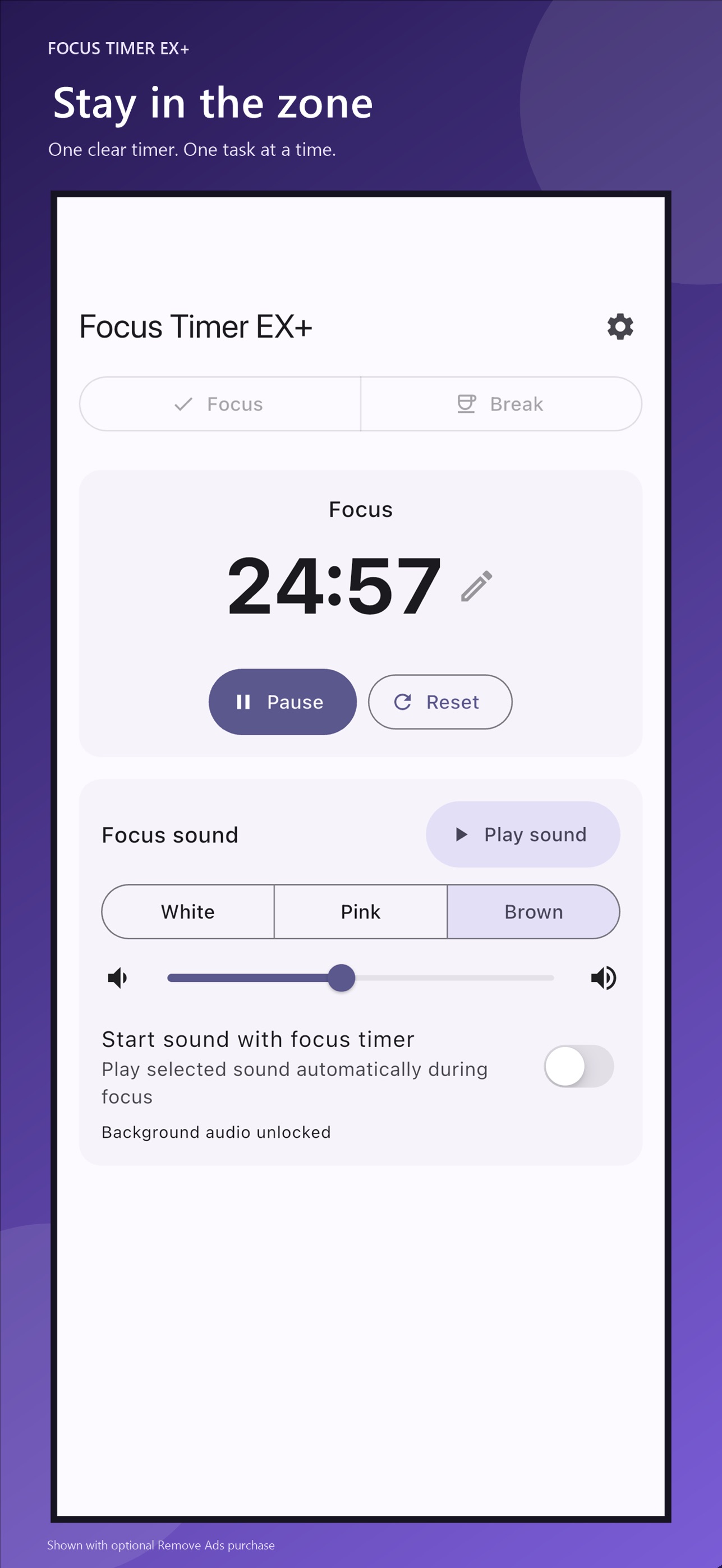 Screenshot 2 of Focus Timer EX+