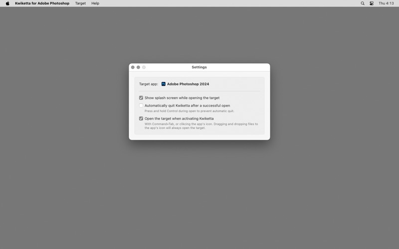 Kwiketta for Adobe Photoshop iPhone screenshot 2 - Utilities app