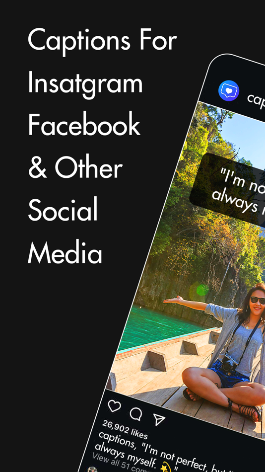 #1. Caption Generator : Quotes (iOS) 由: Appwallet Technologies Private Limited