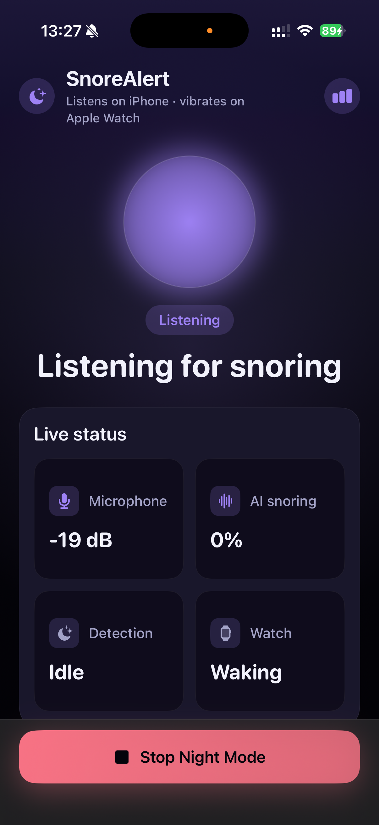 SnoreAlert screenshot 5