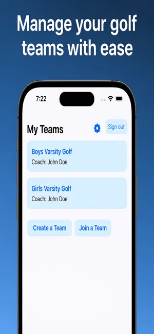 GolfTracker HS screenshot 1