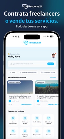Screenshot 1 of Resuelve24 App