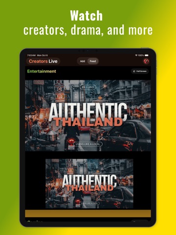 Ai & Cinema: Creators Live iPad screenshot
