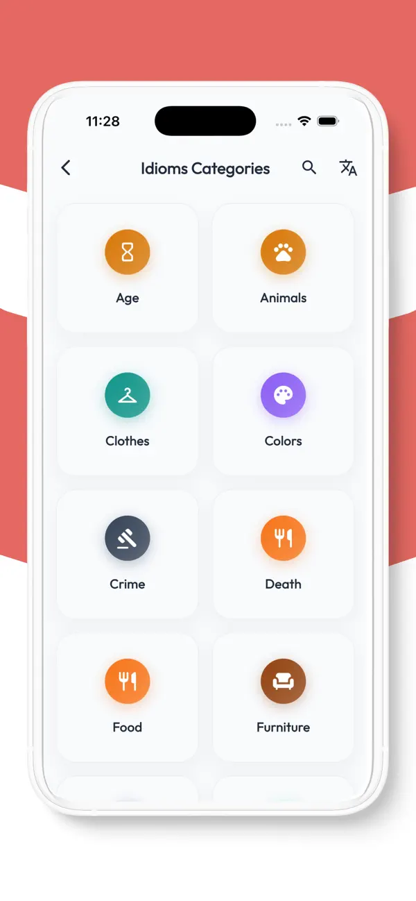 Screenshot #3 pour English Idioms Daily