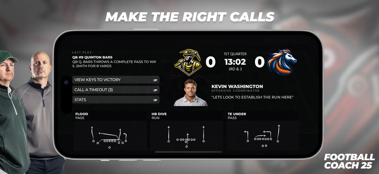 Screenshot #1 pour Football Coach '25