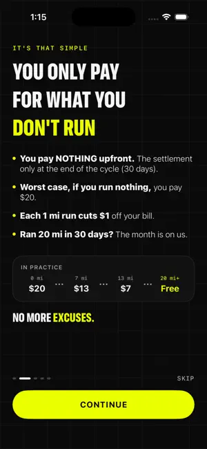 Run or Pay: Fitness screenshot 2