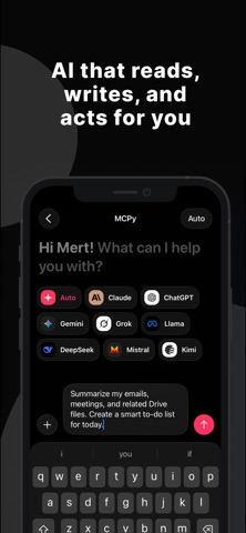 MCPy iPhone screenshot