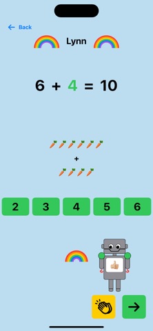 MathDrillKindergarten screenshot