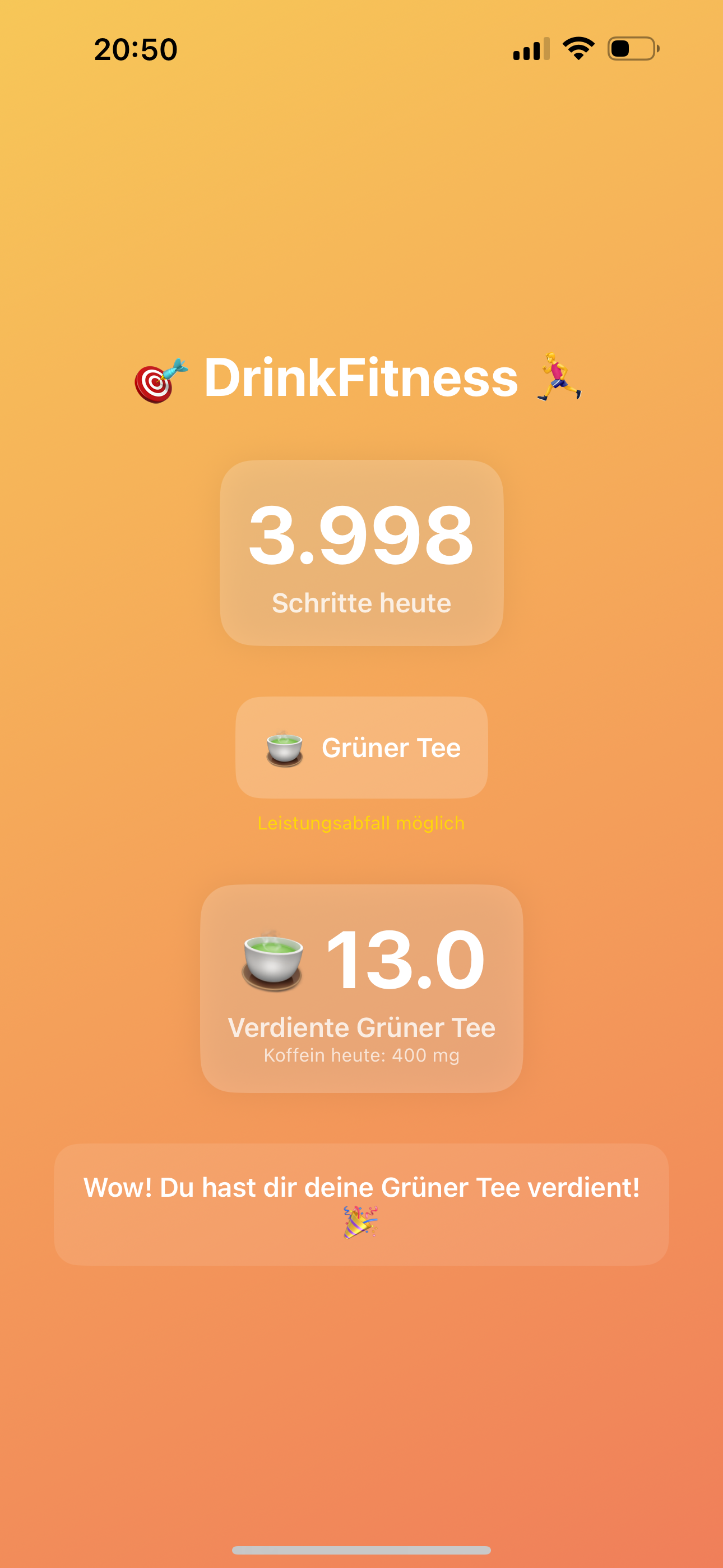 DrinkFitness screenshot 3