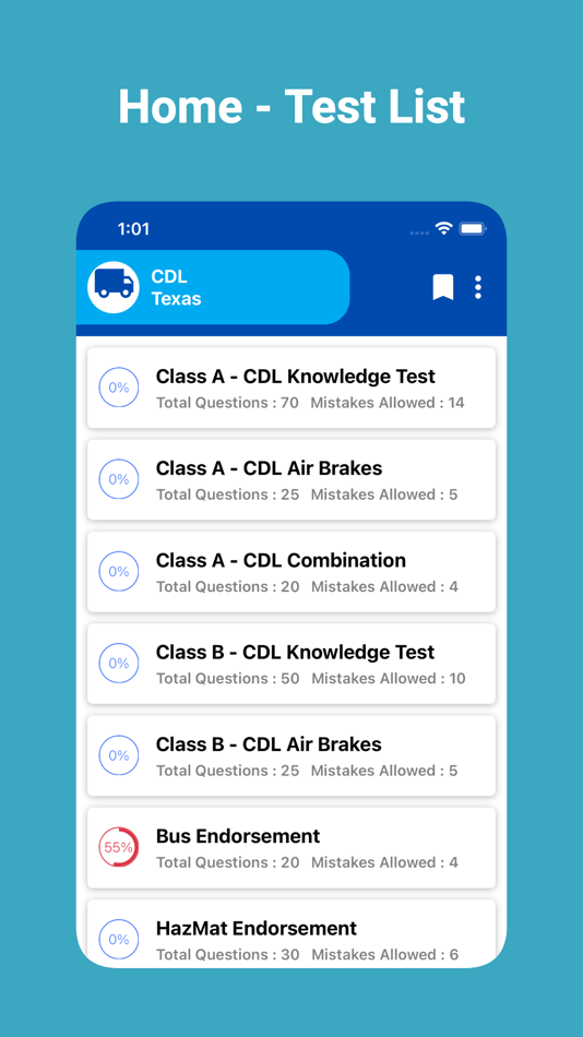 #1. Texas CDL Prep Test (iOS) 由: Altaf Mogal