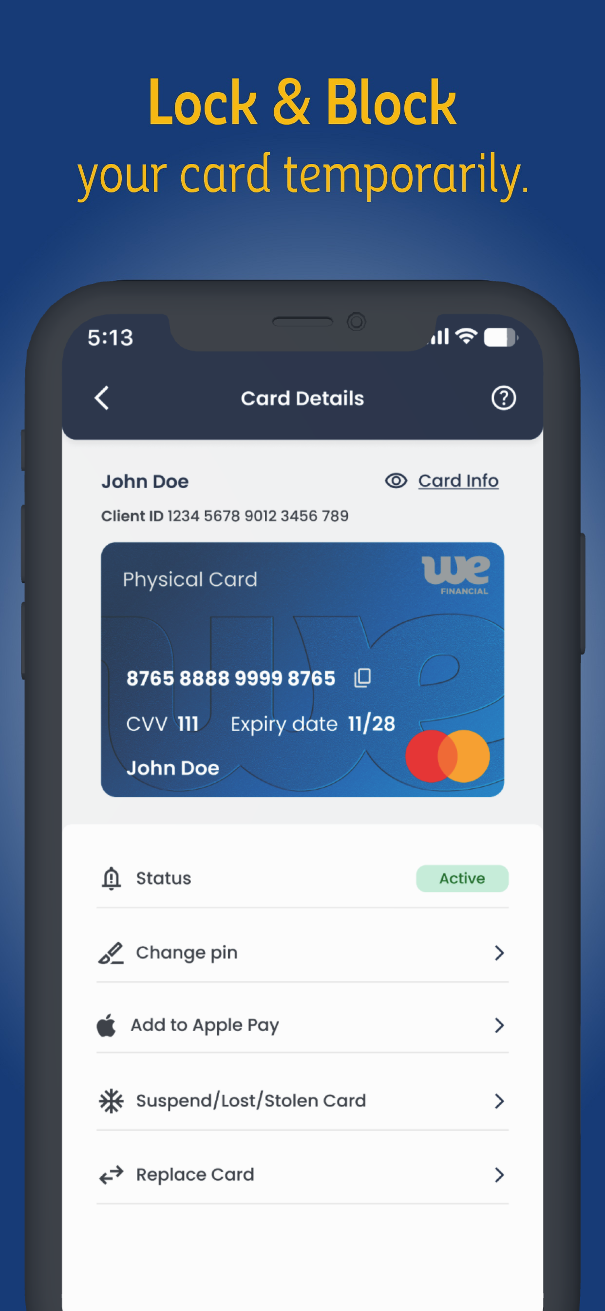 WeGo Mastercard
