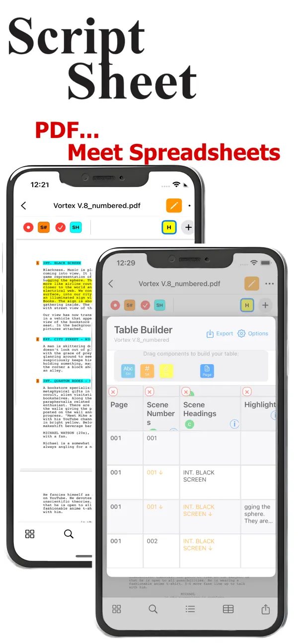ScriptSheet Mobile (iOS) Przez: FxTrak Inc.