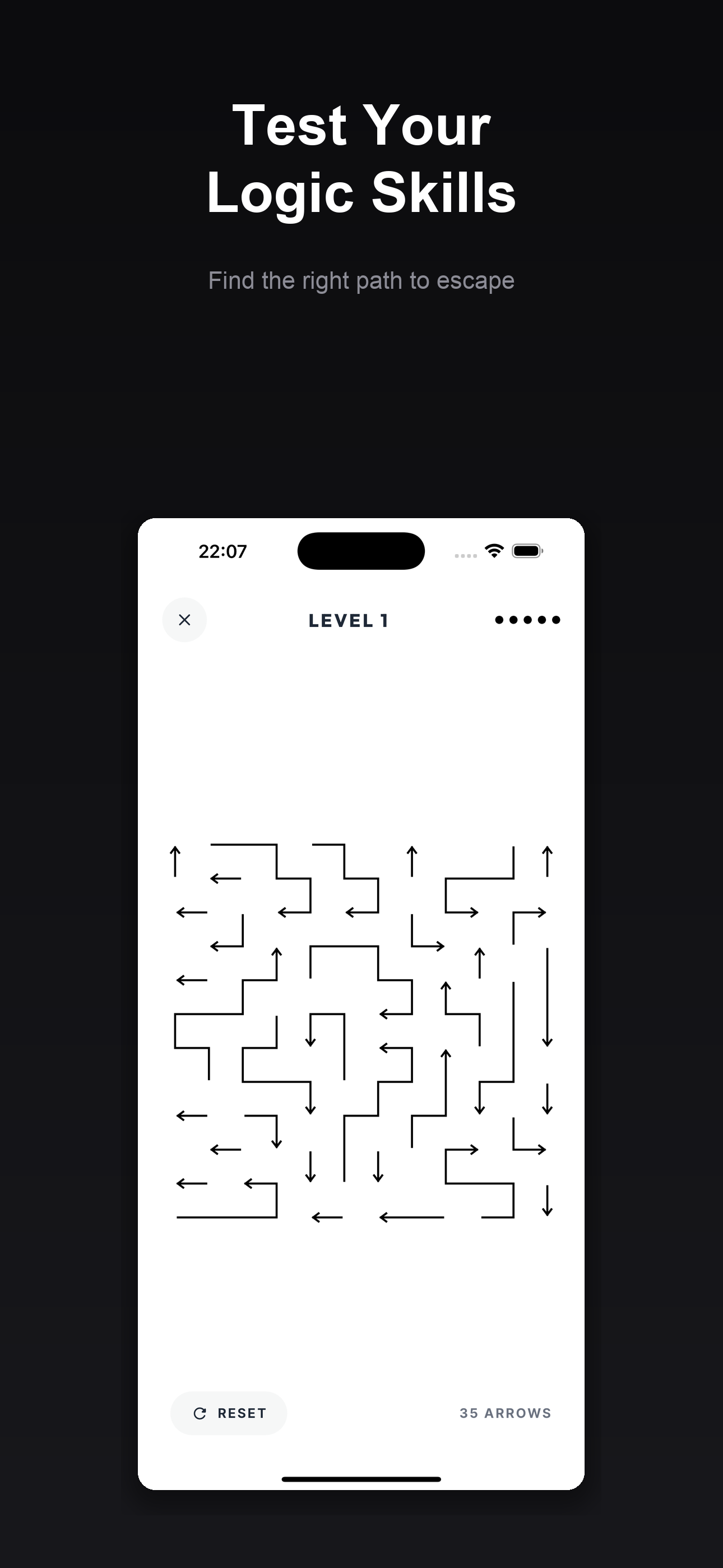 InkPath : Arrow Puzzle screenshot 3
