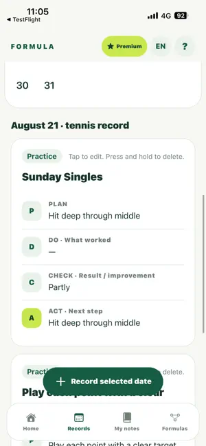 FORMULA: Tennis Playbook screenshot 3