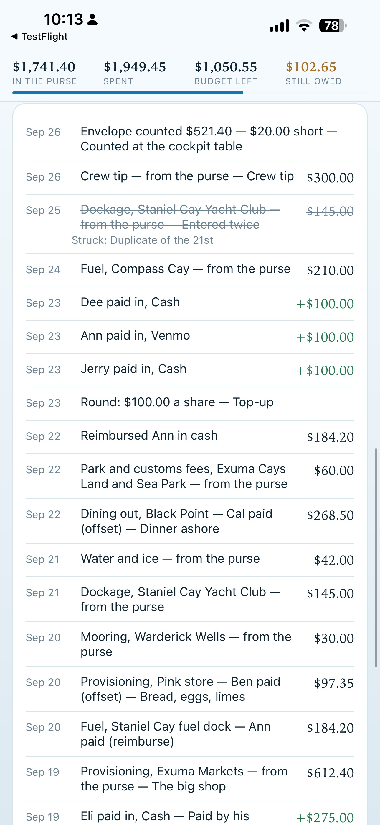 Screenshot 5 of Ship's Purse Guest