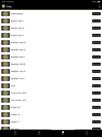 Mt. Vernon Marauders iPad screenshot