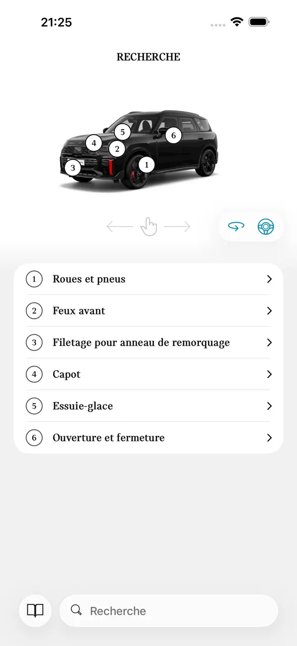 Screenshot #2 pour MINI Driver's Guide