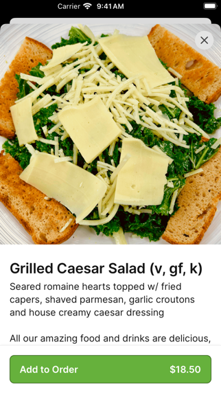 The Pureganic Cafe iPhone screenshot 3 - Food & Drink app