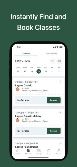 Peach Lagree App screenshot 3
