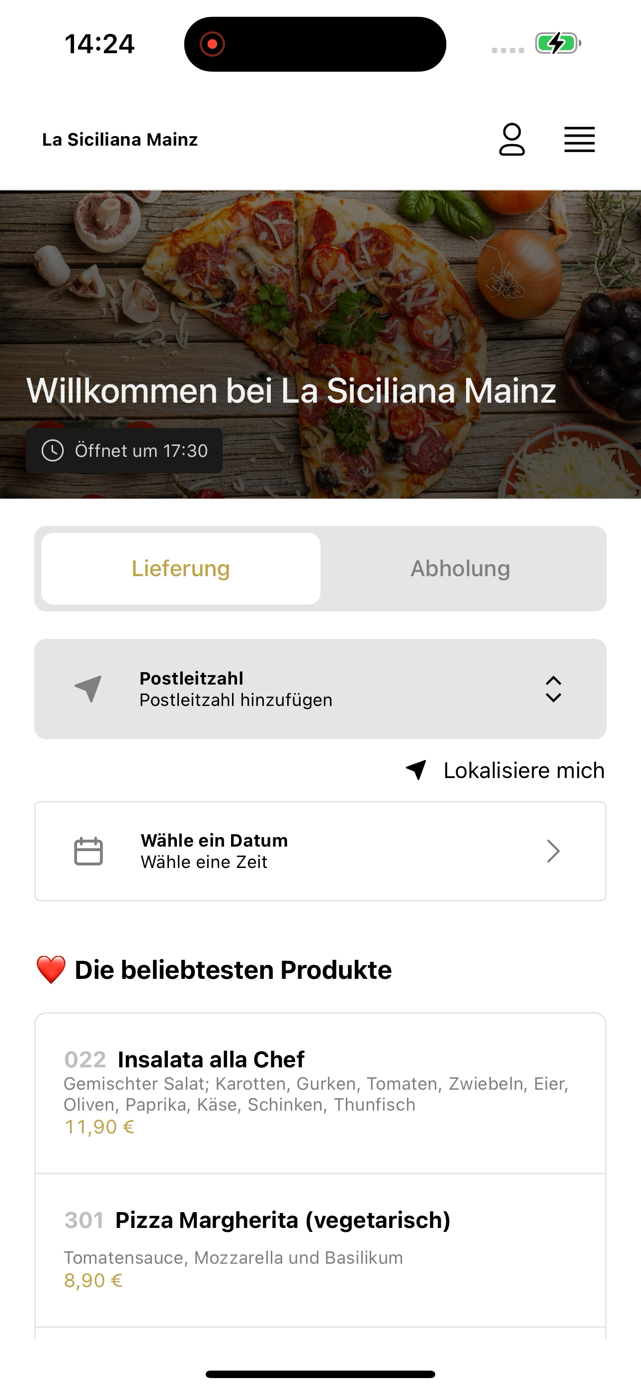 La Siciliana Mainz screenshot 6
