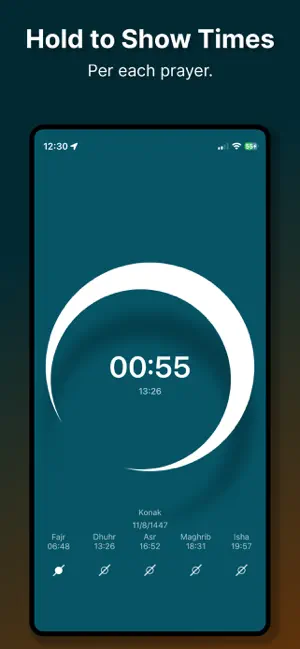 Noon: Prayer Times, Qibla screenshot 4