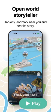Storyteller GPS & 3D City Maps screenshot