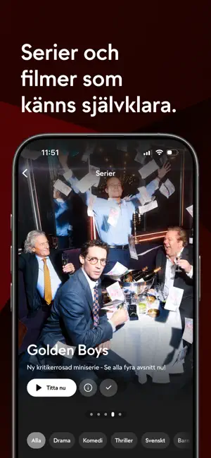 TV4 Play iPhone screenshot 4