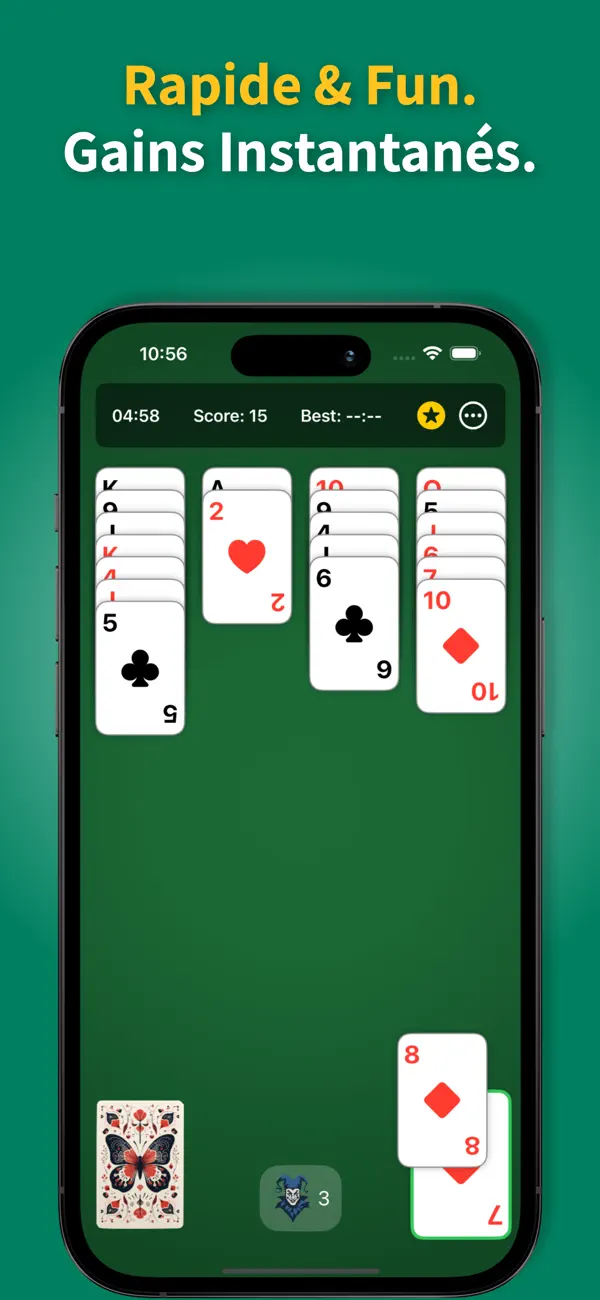 Screenshot #1 pour Solitaire Aces Up Gratuit
