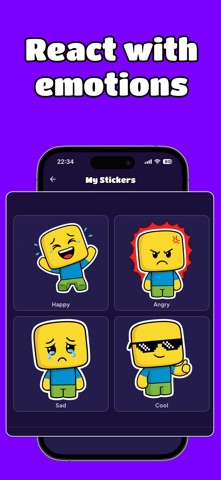 Sticker Blox Chat Emoji Maker screenshot