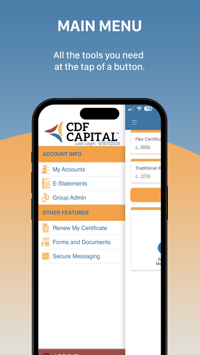 CDF Capital Mobile Banking Screenshot