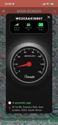 Taxiloc8 screenshot