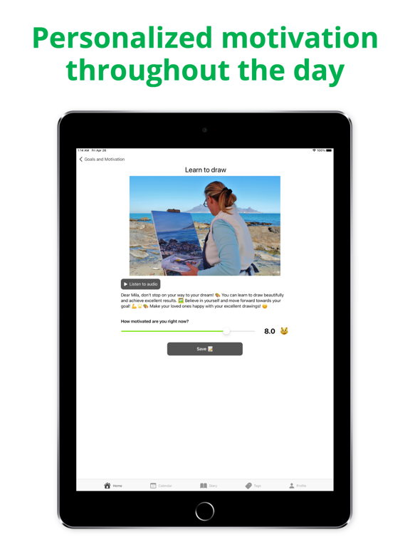 AI Dream & Emotion Diary: Mila iPad screenshot 7 - Lifestyle app