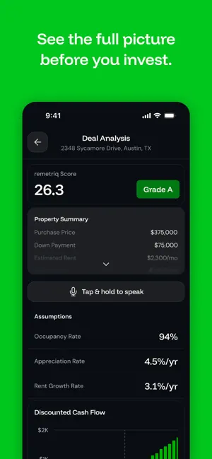 remetriq | AI Deal Analyzer screenshot 2
