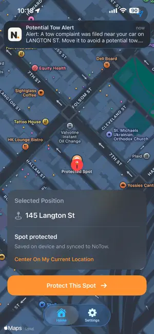 NoTow SF screenshot 2
